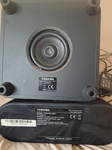 Toshiba subwoofer modello - toshiba,