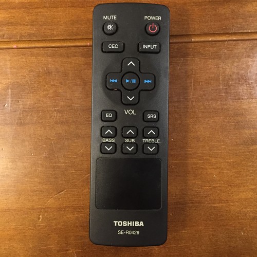 Telecomando soundbar toshiba - telecomando,