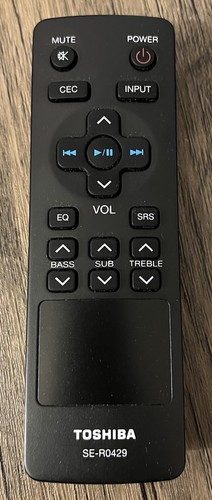 Toshiba r0429 soundbar - toshiba,