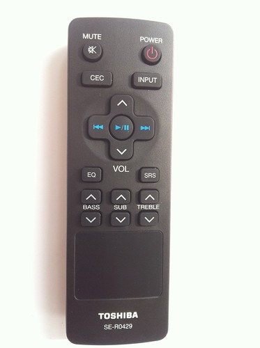 Telecomando soundbar toshiba - telecomando,