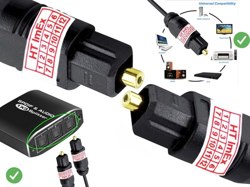 Cavo ottico audio toslink - audio,